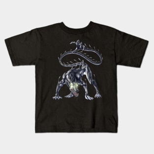 Aztec Mythical Creature Ahuizotl Kids T-Shirt